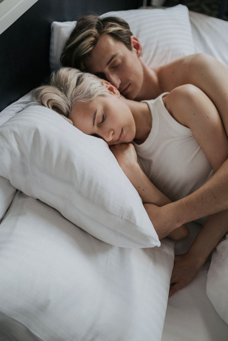 Spooning Couple Sleep Positions