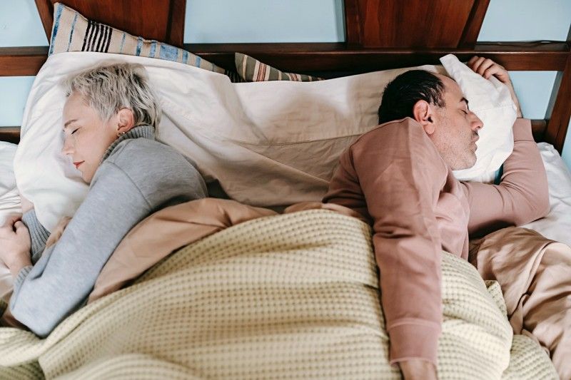 cliffhanger Couple Sleep Positions