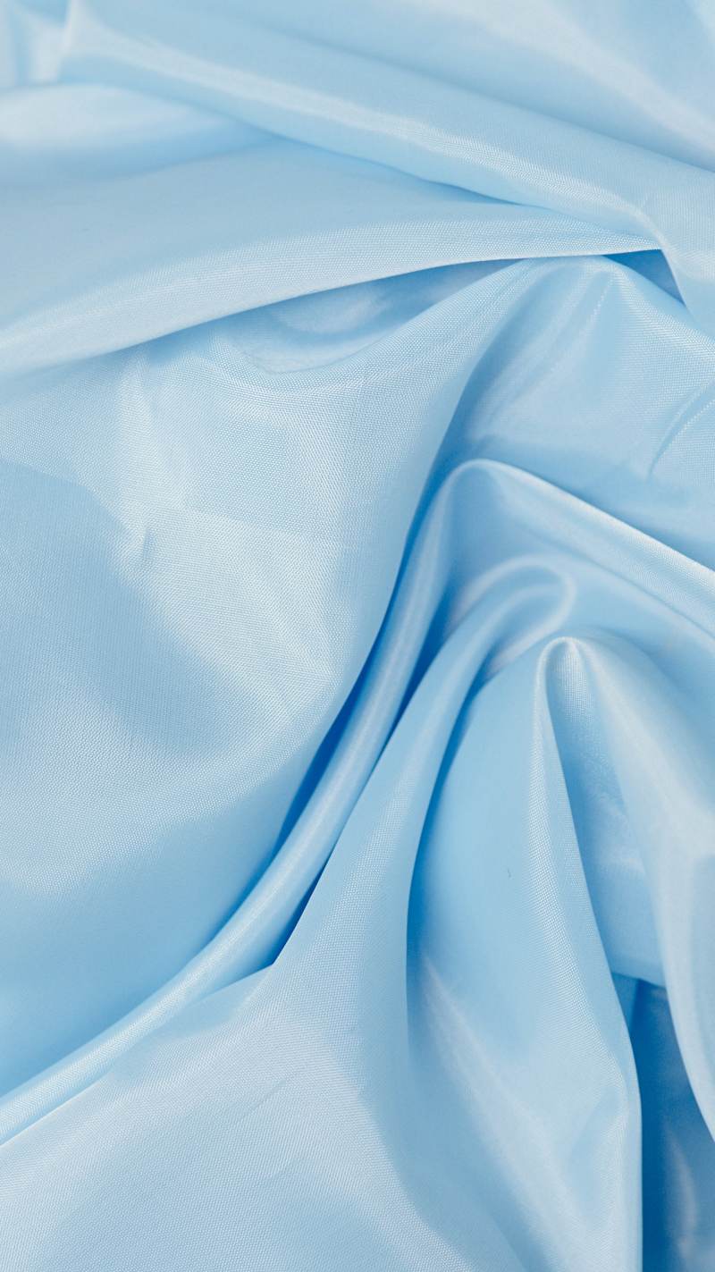 photograph of a light blue silk | Egyptian cotton